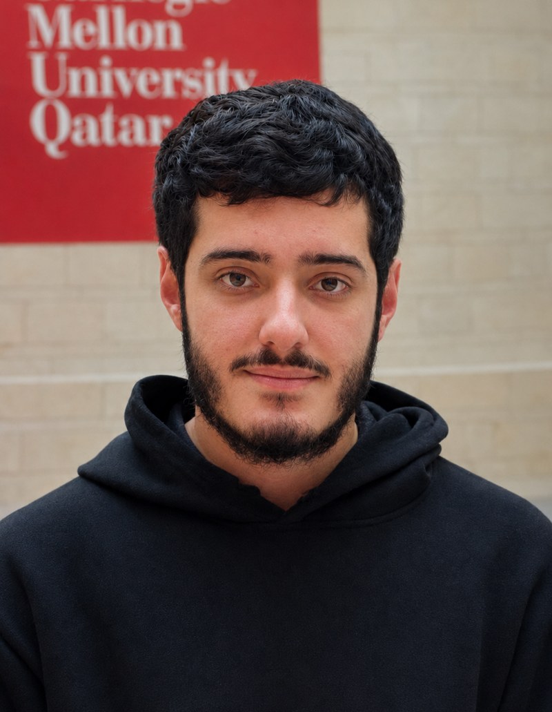 Portrait of Salman Hajizada at Carnegie Mellon University in Qatar